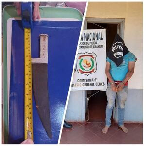 PJC: Joven amenazó con un puñal a su concubina y la tuvo como rehén antes de ser detenido