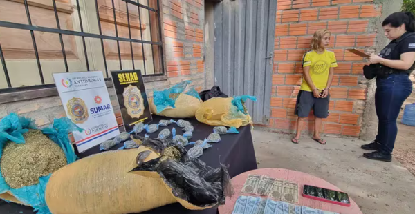 Detienen a la proveedora mayorista de macoña en Limpio: Una joven de solo 23 años
