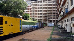 Equipos biomédicos a la intemperie hace 7 meses en el Hospital Central