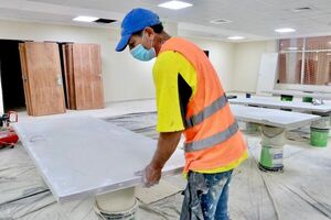 Construcción de gran hospital de Coronel Oviedo tiene 85% de avance - .::Agencia IP::.