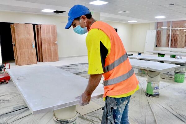 Construcción de gran hospital de Coronel Oviedo tiene 85% de avance - .::Agencia IP::.