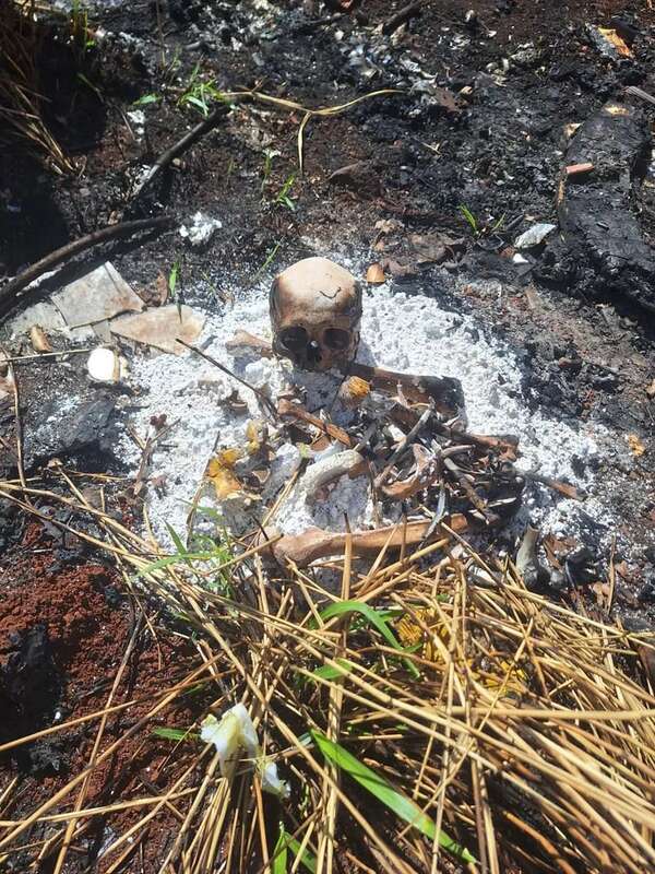 PJC: hallan restos humanos calcinados en un baldío ubicado en inmediaciones del campo de exposiciones - Policiales - ABC Color