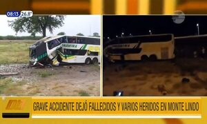 Terrible accidente en el Chaco dejó fallecidos y varios heridos | Telefuturo
