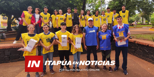 SE DESARROLLA LA COLECTA URBANA “TODOS POR CENADE” - Itapúa Noticias