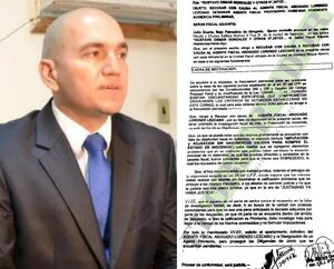 Presunto narco recusa a fiscal pocos días antes de audiencia preliminar por caso de secuestro