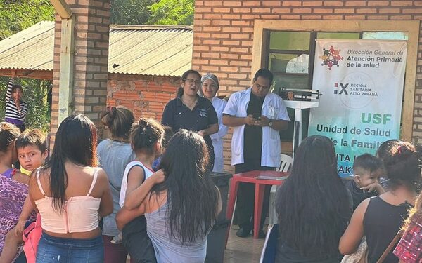 Comunidades indígenas Trapiche Kue y Chopa Kue reciben atención sanitaria integral