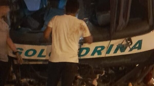 Empresa no tiene claro cómo fue el accidente fatal de bus en el Chaco: ¿Qué dijo el guarda?