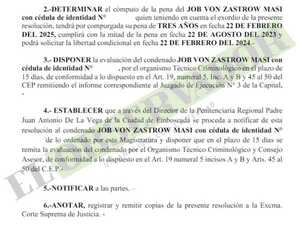 A Ultranza Py: Ordenan evaluar condiciones de condenados en procedimiento abreviado