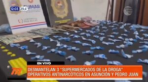 Desmantelan tres "supermercados" de la droga | Telefuturo