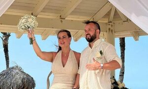 (GALERIA). Ex pelotero se casó por segunda vez y lo hizo en Punta Cana