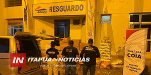 INCAUTAN VEHÍCULO CON MERCADERÍAS DE CONTRABANDO SOBRE RUTA PY06 - Itapúa Noticias