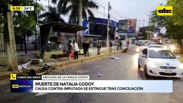 Muerte de Natalia Godoy: causa se extingue tras conciliación - ABC Noticias - ABC Color