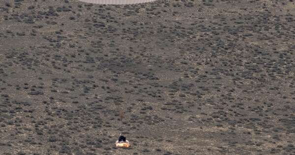 La Nación / Astronautas aterrizaron sanos y salvos tras una estancia a bordo de la EEI