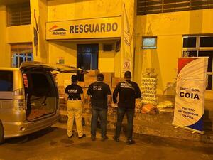 Incautan productos presumiblemente ingresados de contrabando