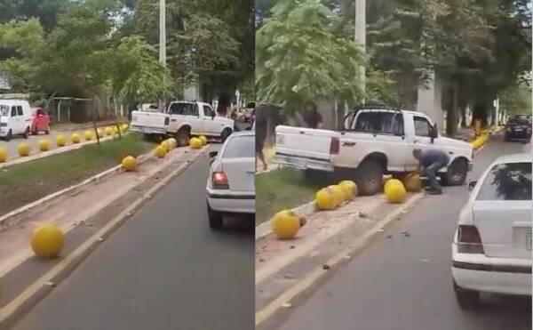 [VIDEO] ¡No puede seeeerrr! Otra camio quedó por las bolas de Sanlo