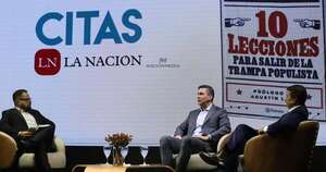 La Nación / Peña y líderes mundiales participaron de lanzamiento de libro de Eduardo Feinmann