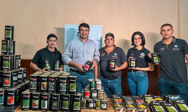 Donan semillas a municipalidad de Minga Guazú
