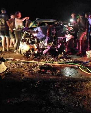 Impactante accidente de tránsito se cobra dos vidas en el Guairá