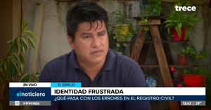 Por el error de un juez, un hombre no tiene cédula a sus 34 años - trece
