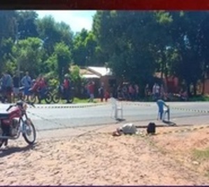 Joven motociclista muere arrollado en Itá - Paraguay.com
