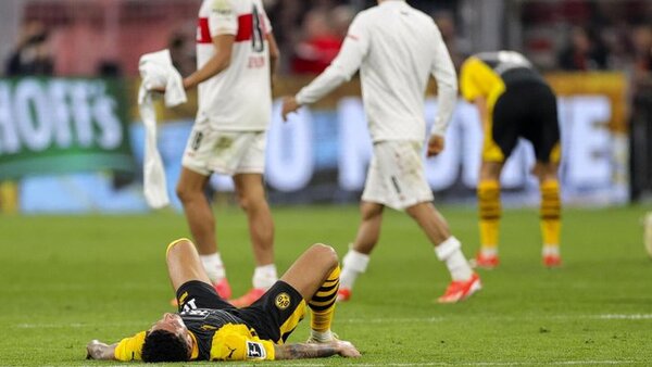 El Dortmund cae en duelo clave antes de visitar al Atlético