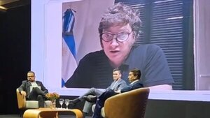 Javier Milei increpa a periodista paraguayo: “No está a la altura de dialogar con un presidente” - Radio Imperio 106.7 FM