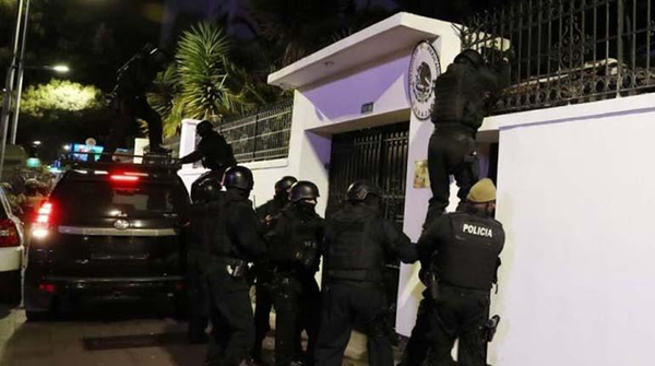 Países condenan el operativo policial en la Embajada de México en Ecuador