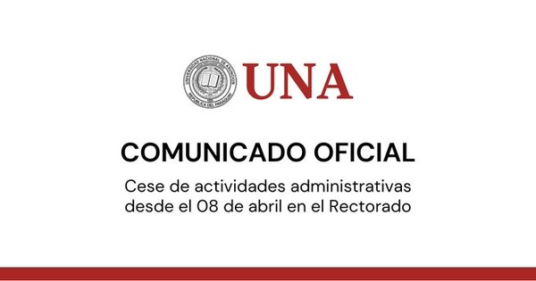 “Ley Hambre Cero”: UNA anuncia cese de actividades este lunes 8 en el Rectorado