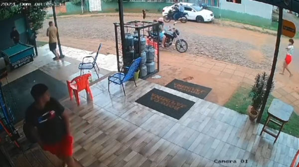 (VIDEO). Intento de sicariato en la zona de Salto del Guairá