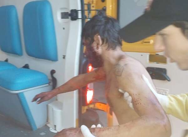 Recolector de latitas fue atacado por un guardia de seguridad - Noticiero Paraguay