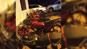 Operativo Policial en Capitán Miranda: Incautaron 7 Motocicletas por maniobras peligrosas