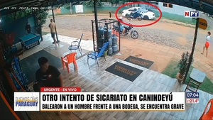 Presuntos sicarios intentaron matar a un hombre en Canindeyú - Noticias Paraguay