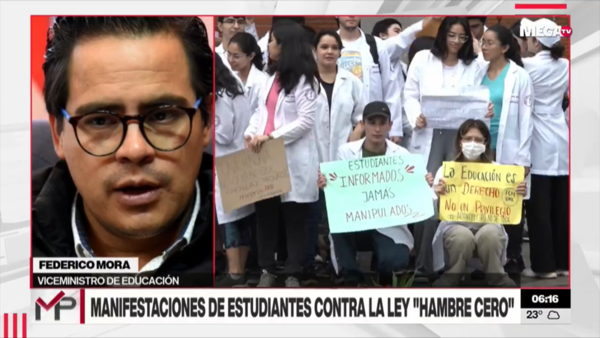 Toma de la UNA: Viceministro cree que hay una búsqueda de desinformar sobre "Hambre Cero" - Megacadena - Diario Digital