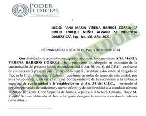 Con recusaciones a jueza evitan resolución para el reintegro de un padre a su casa