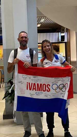 Primeros atletas paraguayos viajan para los juegos olímpicos de Paris - .::Agencia IP::.