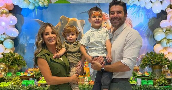 Así fue el cumple de Bautista, el hijo mayor de Maga Páez