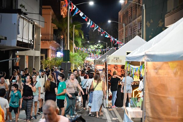 Calle Palma brilló el fin de semana: Feria “Palmear” fue todo un éxito - trece