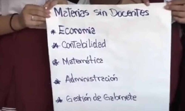 Más de 100 alumnos no dan clases en 6 materias por falta de docentes en colegio de Lambaré – Prensa 5