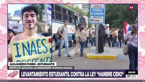 Paro estudiantil: manifestantes quieren reunirse con Santiago Peña - Megacadena - Diario Digital