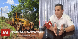 INTENDENTE DE CARLOS A. LÓPEZ GESTIONA MEJORAS VIALES DE CARÁCTER URGENTE - Itapúa Noticias