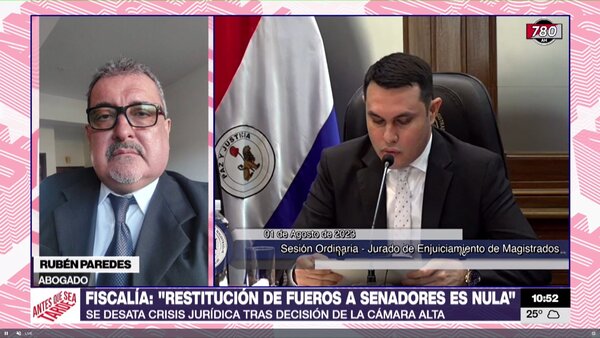 Devolución de fueros a senadores es ilegal, dice abogado - Megacadena - Diario Digital