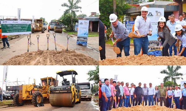 Inician obras viales y arborización de calles en Coronel Oviedo – Prensa 5