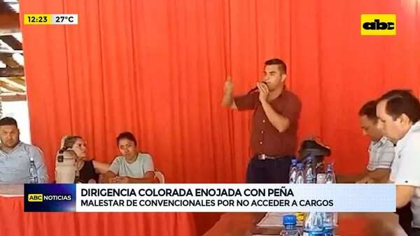 Video: Dirigencia colorada enojada con Peña - ABC Noticias - ABC Color