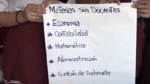 Más de 100 alumnos no tienen clases en 6 materias por falta de docentes en colegio de Lambaré - Radio Imperio 106.7 FM