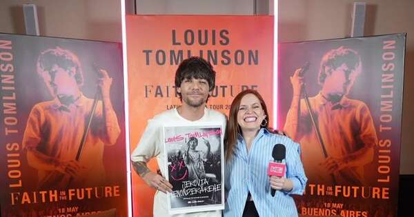 La Nación / Emotivo encuentro: Louis Tomlinson aprendió guaraní con Marilé Unger