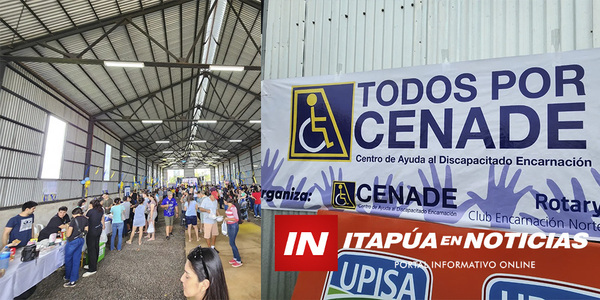 EVENTO "TODOS POR CENADE" JUNTÓ MÁS DE 30 MILLONES DE GUARANÍES - Itapúa Noticias