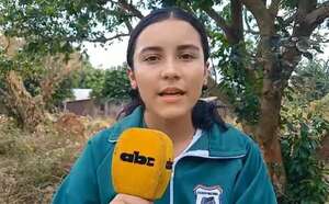 La historia de Luana, la estudiante que denunció desde el Norte el abandono del gobierno - Política - ABC Color