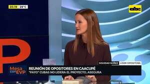 Video: Soledad Núñez sobre su participación en la reunión convocada por Paraguayo Cubas en Caacupé - Mesa de Periodistas - ABC Color