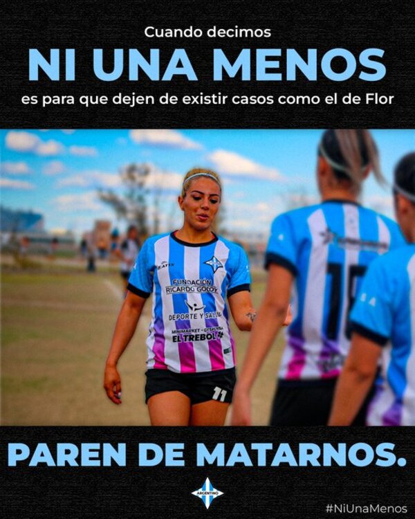 Luto en Argentina por feminicidio de una futbolista