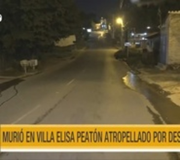Conductor atropelló fatalmente a un peatón y huyó - Paraguay.com